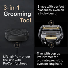 Series 9 PRO+ Electric Shaver with  6-in-1 SmartCare Center, ProComfort Head, 9597cc
